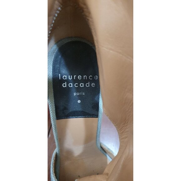 Laurence Dacade Rush Denim Peep Toe Ankle Booties Size EU 37/USA 6.5 - Picture 8 of 13